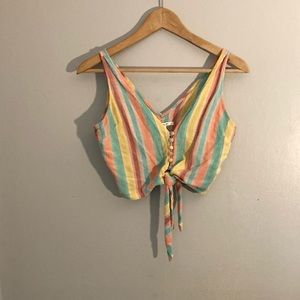 O’Neill stripped cropped top